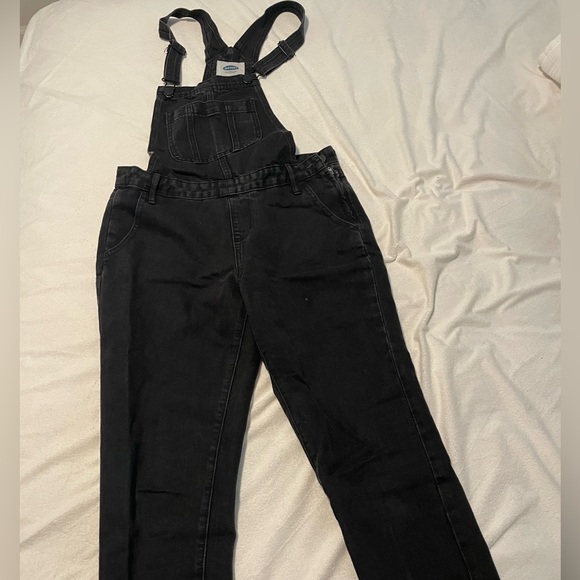 Washed black overalls - Picture 2 of 5